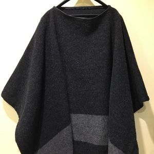 Oversized Poncho Cape Jacket
